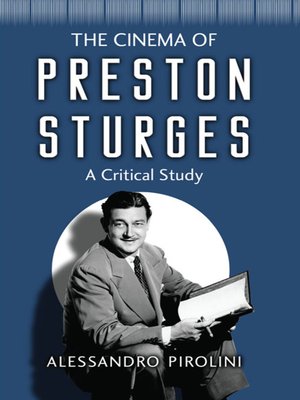 cover image of The Cinema of Preston Sturges
